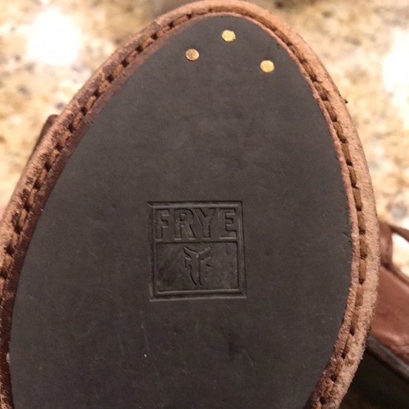 Frye brown leather wedges - Picture 4 of 5